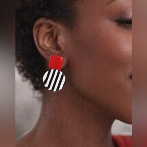Pinstripe Earrings